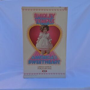 Shirley tmple Americas sweetheart Porcelain Doll Ideal l982